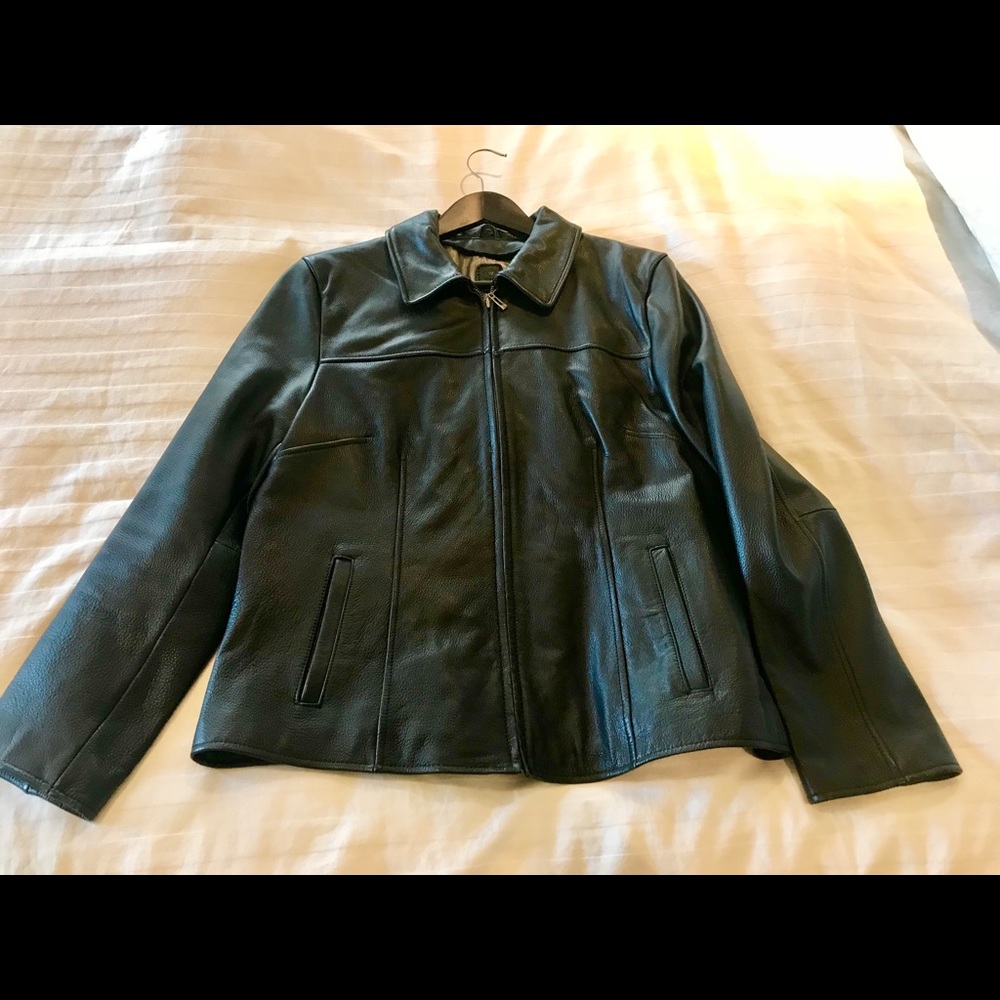 Women’s Black Leather Jacket